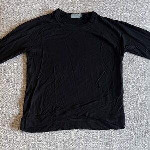 Athleta Women's Black Long Sleeve Tee